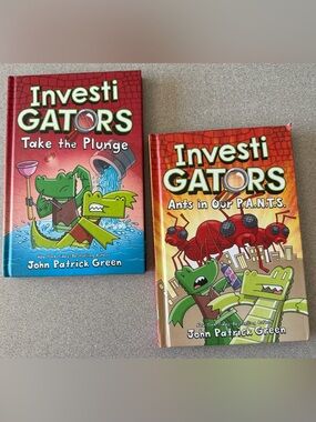 InvestiGators Kids Learning Book Set - Red & Blue Covers by